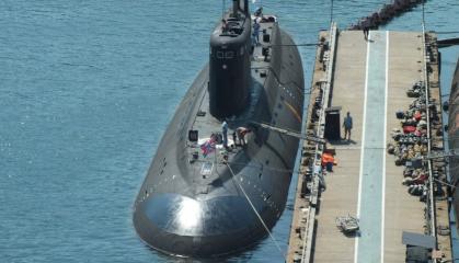 ​Damaged russian Rostov-na-Donu Submarine Leaves the Dry Dock, Relocated to Another Repair Plant