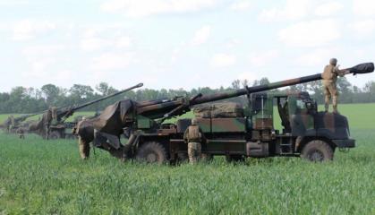 French CAESAR SPG Effective Harvesting Day in Ukraine (Photo Compilation)