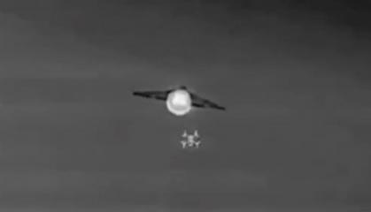 ​Ukraine's Sargan 3000 Maritime Drone Uses Sting Interceptor to Destroy russian Shahed Drone (Video)