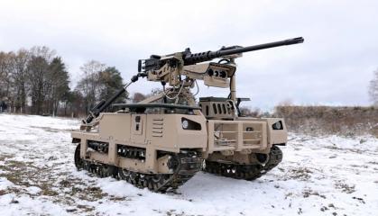 ​Straight Out of Sci-Fi: Tracked Combat Robot Armed with the Browning Machine Gun and Thermal Vision Is Now in Ukrainian Service