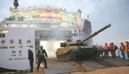 ​Why China Arms Civilian Ferries Transporting Electric Cars with Anti-Aircraft Lasers