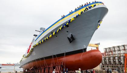 ​The Hull of Future Flagship of Ukraine’s Navy is Made of Steel Produced in Heroic Mariupol