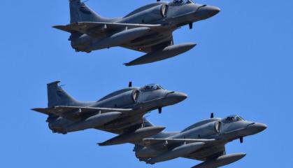 Argentina's A-4 Skyhawk Legendary for Sinking Five British Ships With Non-Working Ejection Seats in Suicide Attacks, 60-Year Service Finally Ends 