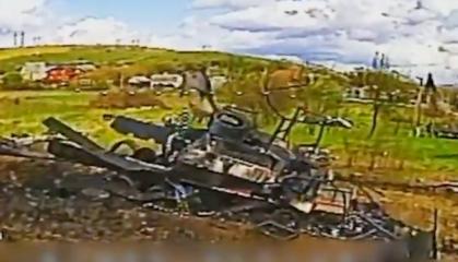 ​Ukrainian Forces Destroy Rare russian 2S4 Tyulpan Mortar Near Vovchansk (Video)