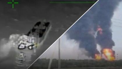 russia's Syzran Refinery, Tankers, and Ferries Hit in Ukraine's Latest Deep Strike (Video)