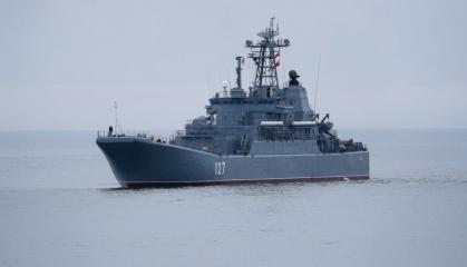 ​russians Say They Repair Minsk Landing Ship Attacked by Ukraine with British Storm Shadow Cruise Missiles