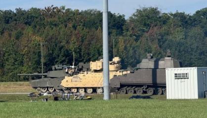 XM30 Bradley Successor and AMPV With 50mm Turret Spotted in Metal Alongside M1E3 Abrams Prototype 