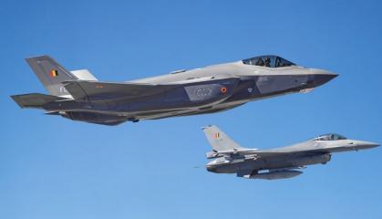 ​Three New F-35s Arrive in Belgium, Bringing Belgian F-16s One Step Closer to Ukraine