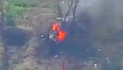 ​Ukrainian Drone Unit Destroys russian Akatsiya Artillery System Hidden in Forest (Video)