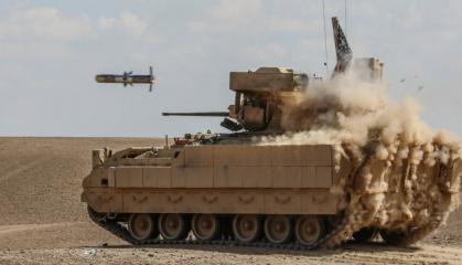 Bradley Gets Spike LR2 Through Drop-In TOW Adapter, Fifth-Gen Fire-and-Forget ATGM Needs Zero IFV Modifications