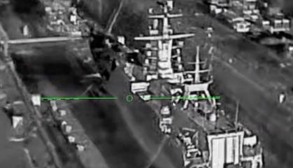 Ukrainian Drones Strike russian Boykiy Corvette in the Baltic Fleet Base (Video)