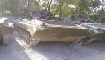russian Military Lost BMP-1U IFVs Near Avdiivka, stolen in Georgia in 2008