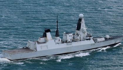 HMS Dauntless Spotted With Interceptor Drone Launchers Alongside Ukrainian Minesweepers, Royal Navy Declines Comment