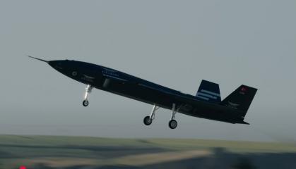 Turkish Drone Kizilelma with Ukrainian Engine AI-322F: Exciting Flight Video Footage