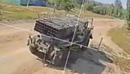 ​Ukraine's Phoenix Brigade Drones Destroy russian Giatsint-B, D-20, Grad Systems, Trucks, Motorcycles and Infantry (Video)