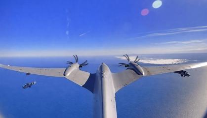 Bayraktar Akıncı Intercepts Shahed-Type Drone Over Black Sea Using AI-Guided Loitering Munition