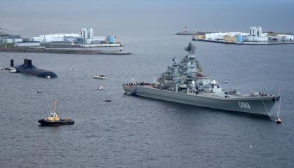 Despite Moskva Missile Cruiser Demise russians Want to Modernize Flagship of Northern Fleet  the Pyotr Velikiy Сruiser