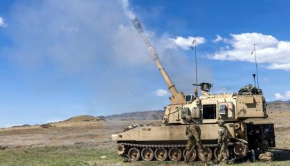 U.S. Army Selects Ukraine-Proven 155 mm Vulcano Long-Range Rounds Capable of Striking Targets at 70 km
