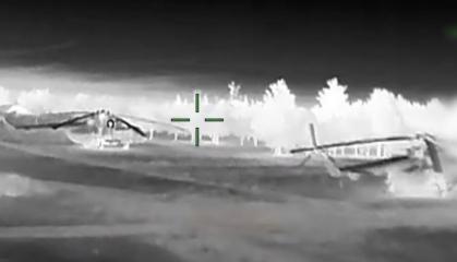 ​Ukraine's Prymary Unit Deals Another Blow: russian Helicopters Burn in Crimea (Video)