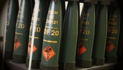 Funding Gap Keeps Rheinmetall From Supplying Ammunition to Ukraine