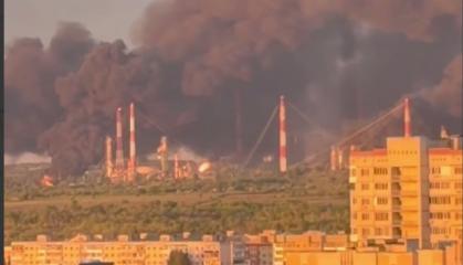 Ukraine Hits Saratov Oil Refinery, Caspian Military Base and Other Targets Deep Inside russia