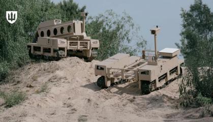 ​Ukraine's New TERMIT Robot Rolls Into War: Deliver Gear, Navigate Trenches, and Carry up to 300 Kg