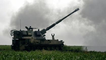 ​Ukrainian Artillerymen Showed How They Destroy russian Mortar Position Near Bakhmut by Polish Krab SPG