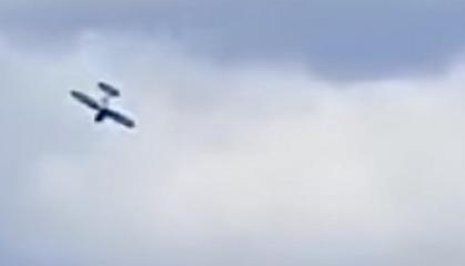 ​Ukrainian Fighter Downs russian Molniya Drone Without Firing a Shot (Video)
