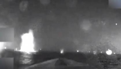 ​SSU's Drones Attacked russian Coast Guard Base in Temporarily Occupied Crimea (Video)