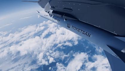 Kizilelma UAV With Ukrainian Engine Fires JET-230 Missile for First Time, Successfully Hits Its Target