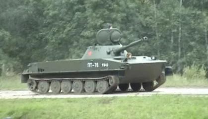 Russia to Send PT-76 Amphibious Light Tanks to Fight Against Ukraine
