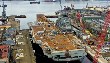 Endless Repairs of Admiral Kuznetsov Aircraft Carrier in russia Reach Logical Conclusion