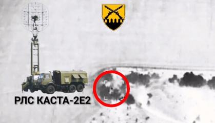 ​Ukrainian Forces Destroy russian Kasta-2E2 Radar Detected by the SHARK Drone (Video)