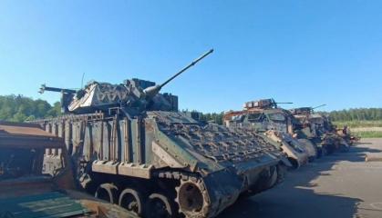 ​russians Equipped a Captured Bradley With 2A72 Autocannon From Domestic IFV