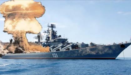 ​Russia’s Black Sea Flagship 'Moskva' Was hit by Ukraine's Neptune Anti-Ship Cruise Missiles (Video)