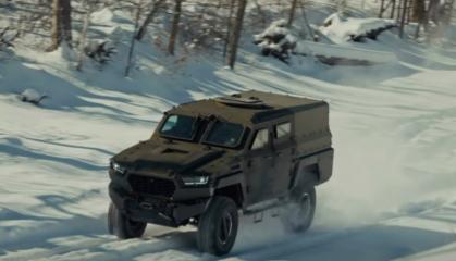 ​Ukrainian Lasar's Group Gets New Pickup Truck Based on Inguar-3 Armored Vehicle