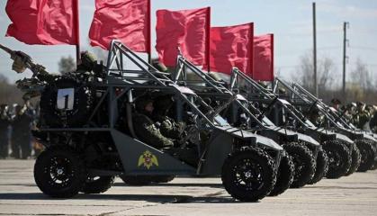 russians Say They Make Buggies "Right on Frontline" Out of Captured Ukrainian Vehicles