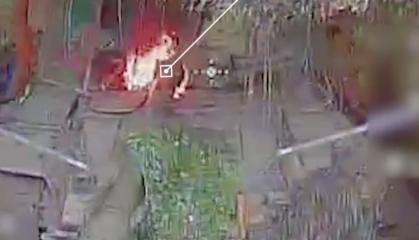 ​russian T-72 Tank Tried to Hide Under Trees, but Ukrainian ARES Drones Found and Destroyed It (Video)