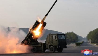 First Video of North Korean M1991 MLRS in russian Service, Outfitted with Anti-Drone Protection