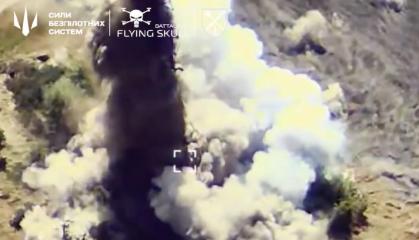 ​Ukrainian MiG-29 Jet Destroys russian Drone Repair Base With GBU-39 Bombs