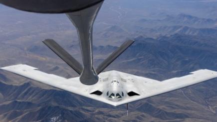 B-21 Raider Reaches Air Refueling Test Milestone as Northrop Boasts Lower Fuel Consumption Than Fourth, Fifth-Gen Aircraft 
