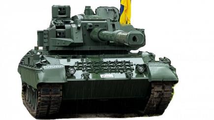 Is Leopard 1 with C3105 Unmanned Turret Supplied to Ukraine Still Unprotected Against Drones, and Can This Be Fixed?
