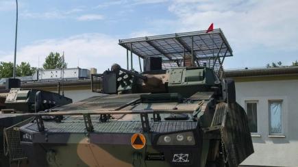 Poland Puts 2022-Style "Barbecue" Cage on Rosomak APC, Adopting Battlefield Lesson Ukraine Knows Too Well