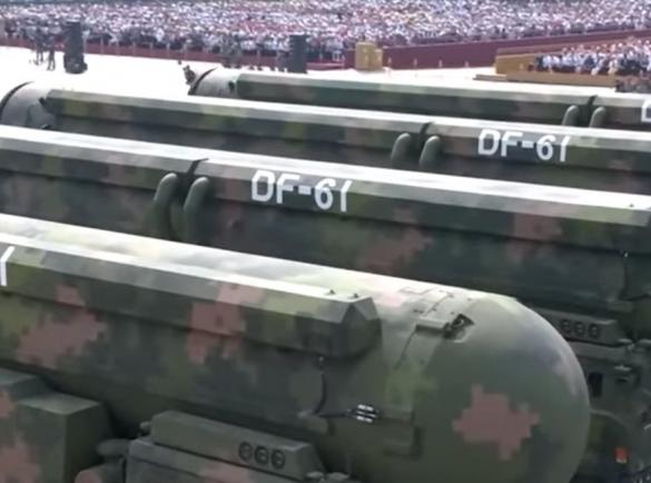 China Showcases DF-61 Intercontinental Ballistic Missile, Military Might at Parade in Beijing