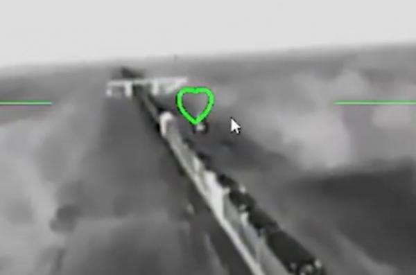Ukrainian Drones Strike Two russian Locomotives on Key Crimean Rail Line (Video)