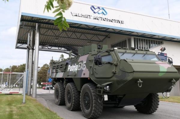 ​Patria 6x6 APC Production to Reach Hundreds at Finnish Automotive Plant