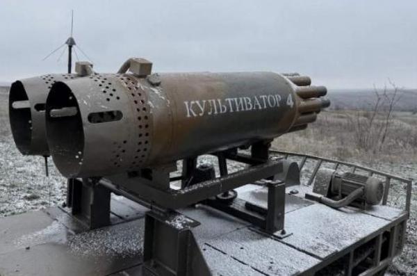​russia Creates Robotic Cultivator MLRS with UB-16 Rocket Pods, Similar Solution Ukraine Deployed in 2023