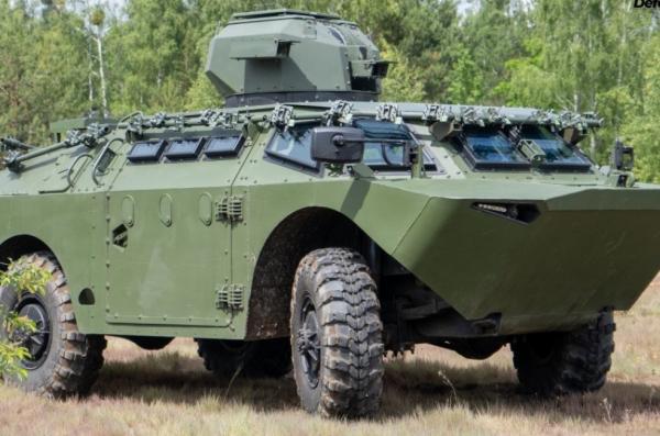 Ukraine's First Hardware-Tested Anti-FPV Active Protection System Has Been Unveiled on BRDM-2M 