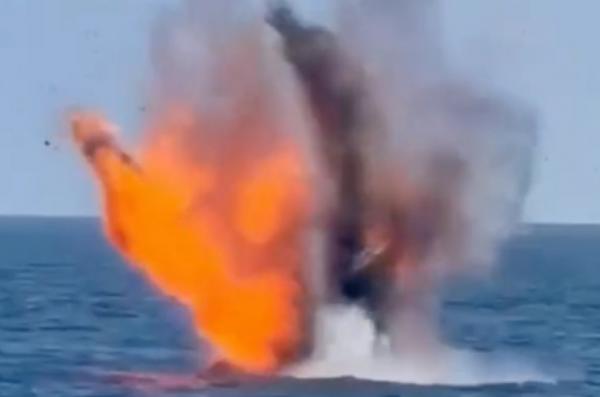 ​Romania Destroys Two Gerbera Drones Near the Neptun Deep Gas Field (Video)