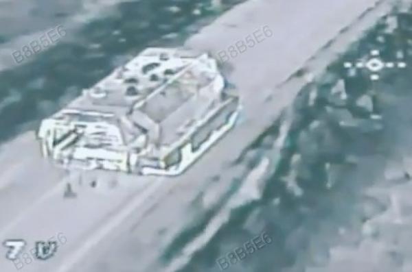 ​russian TOS-1A Solntsepyok System Blown Up by Ukrainian Drone Strike in Kharkiv Region (Video)